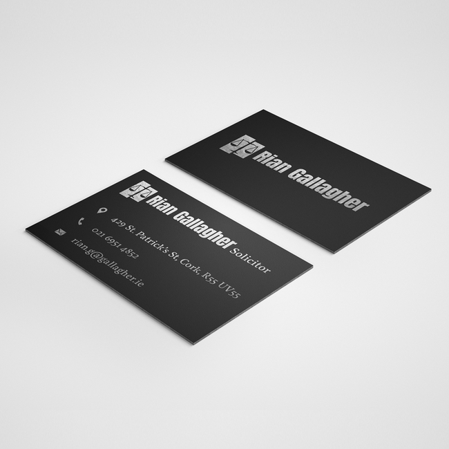 Embossed Special Finish Business Cards Ireland Cork